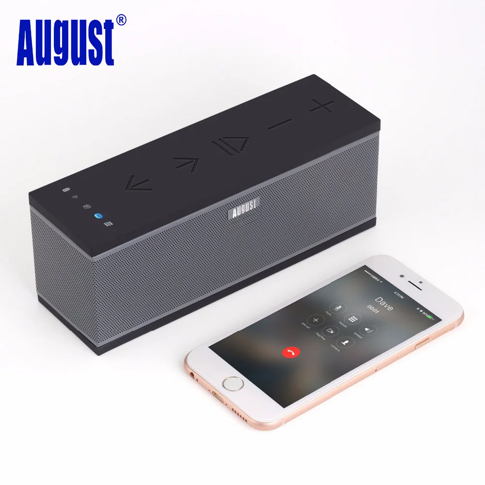 Беспроводная Multiroom колонка August WS3050 с Wi Fi Bluetooth NFC AUX поддержкой Airplay и карт памяти|wifi