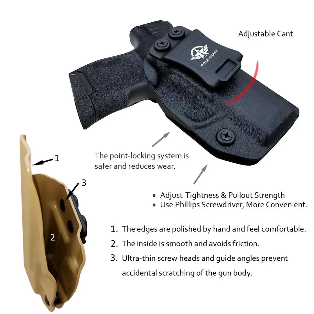 Чехол для смартфона PoLe.Craft KYDEX кобура IWB P365 Sig Sauer 365 скрытого ношения P365|Ножи| |