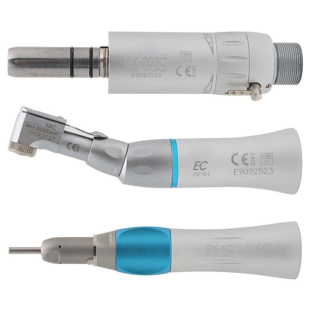 EX203C стоматологический прямой нос угловой гайковерт пневматический двигатель 2