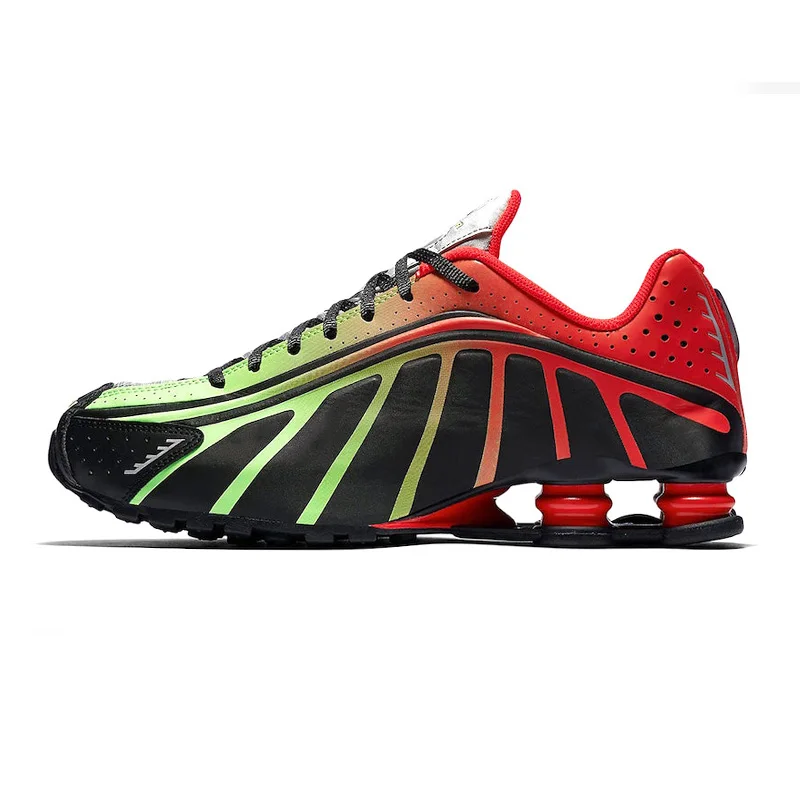 

Shox R4 NZ Designer Running shoes for men black gold Metallic red COMET OG RACER BLUE mens sports sports sneakers