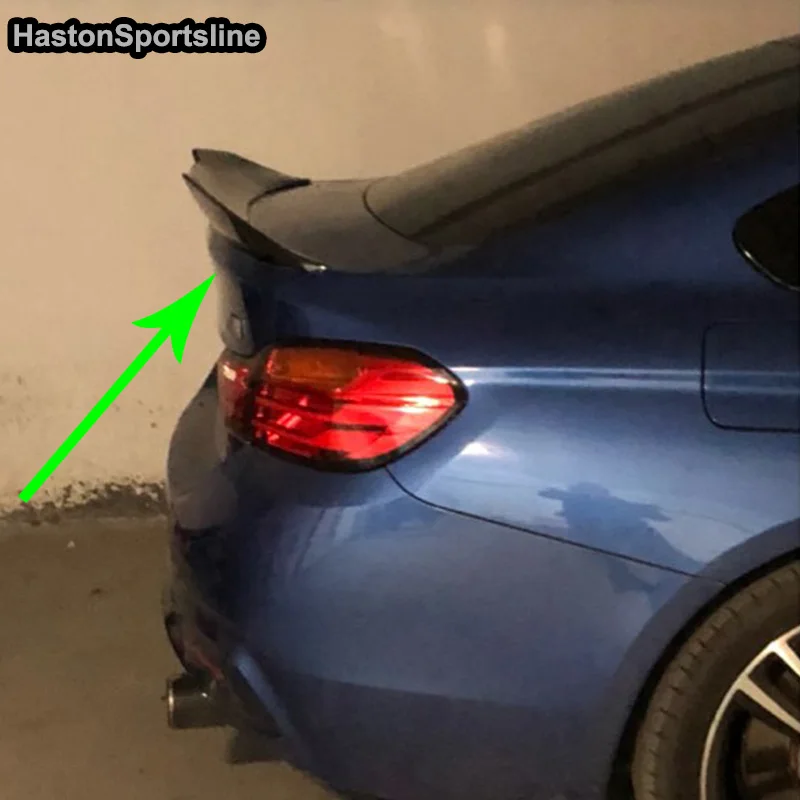 Модифицированный спойлер F32 для заднего багажника из углеродного волокна в стиле