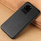 Чехол из натуральной зернистой кожи для Samsung Galaxy S20 Ultra S20 FE S10 Lite S10e M31 A41 A40 A52 A31 A21S A20 A50 A70 A71 A51