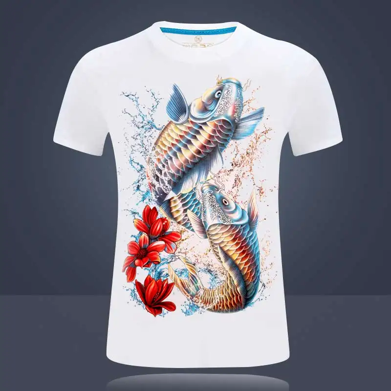 Мужская футболка с коротким рукавом модная уличная одежда 3D принтом|Мужские