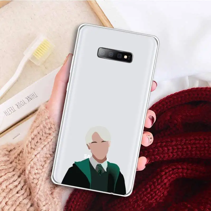 

Weasley Twins Draco Malfoy cover Phone Case Transparent For Samsung Galaxy A 71 21s S note 8 9 10 plus 20 ultra
