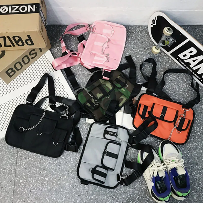 Уличная нагрудная сумка для мужчин функциональный тактический жилет сумочка в