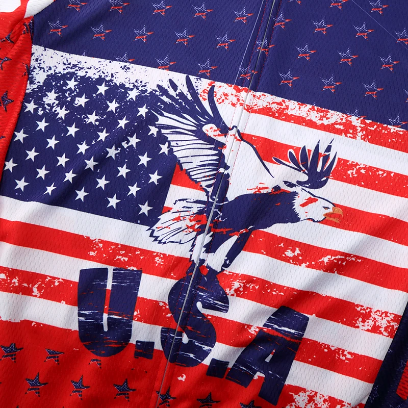 США 2019 Лето pro Велоспорт Джерси короткий рукав езда футболка mtb велосипед одежда