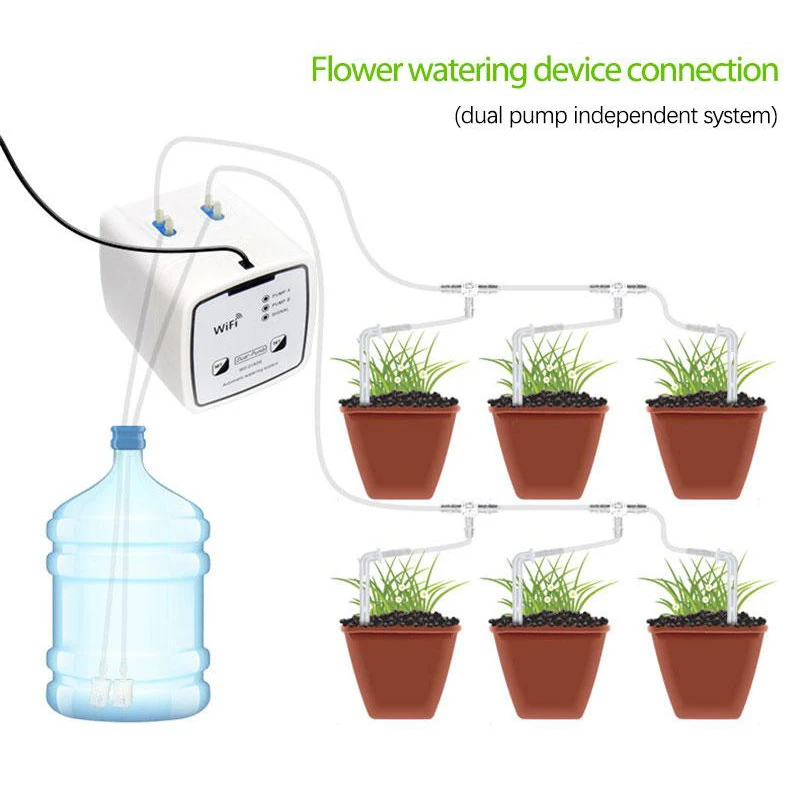 

Система капельного орошения для сада с таймером, комплект для автоматического полива растений