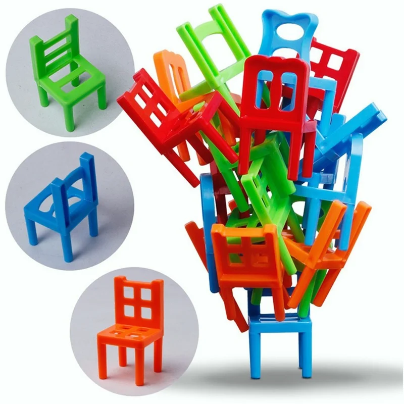 

Новая семейная настольная игра, Детская развивающая игрушка, балансирующие стулья, Офисная игра, соединяющие блоки, Обучающие подарки, игру...