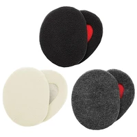 single bandless ear muffs for winter ear bags warmers unisex soft plush cotton winter earbags earmuffs cold weather 3 colors