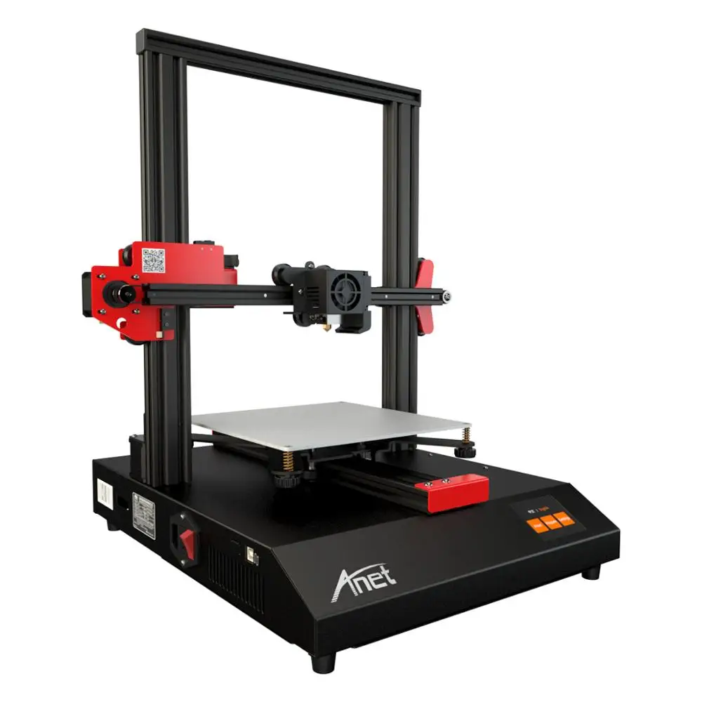 Anet 3d принтер ET4 Модернизированный закаленное стекло горячее настольное Impresora