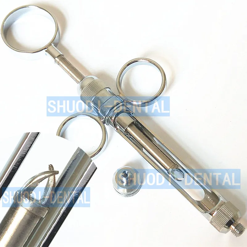 1 pcs Syringe 21 шт./компл. высокое качество зубной имплантат комплект стоматологических посадки хирургии Управление комплект с сумкой стоматологический расширитель Лифт плоскогубцы м - Цвет: 1 pcs Syringe