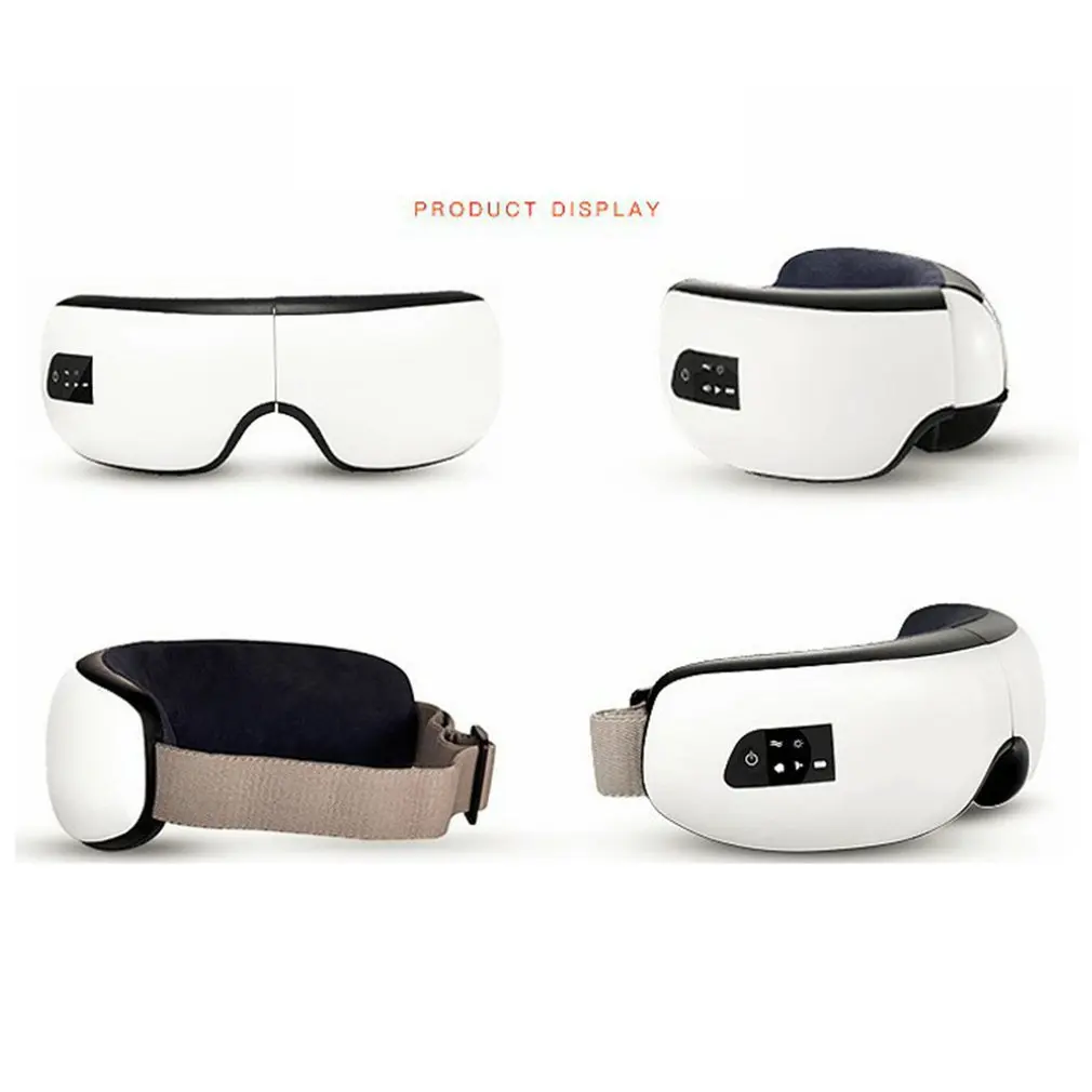Eye Massager Hot Compression Steam Mask With Heat Air Shiatsu For Strain Fatigue Relief Better Sleep |