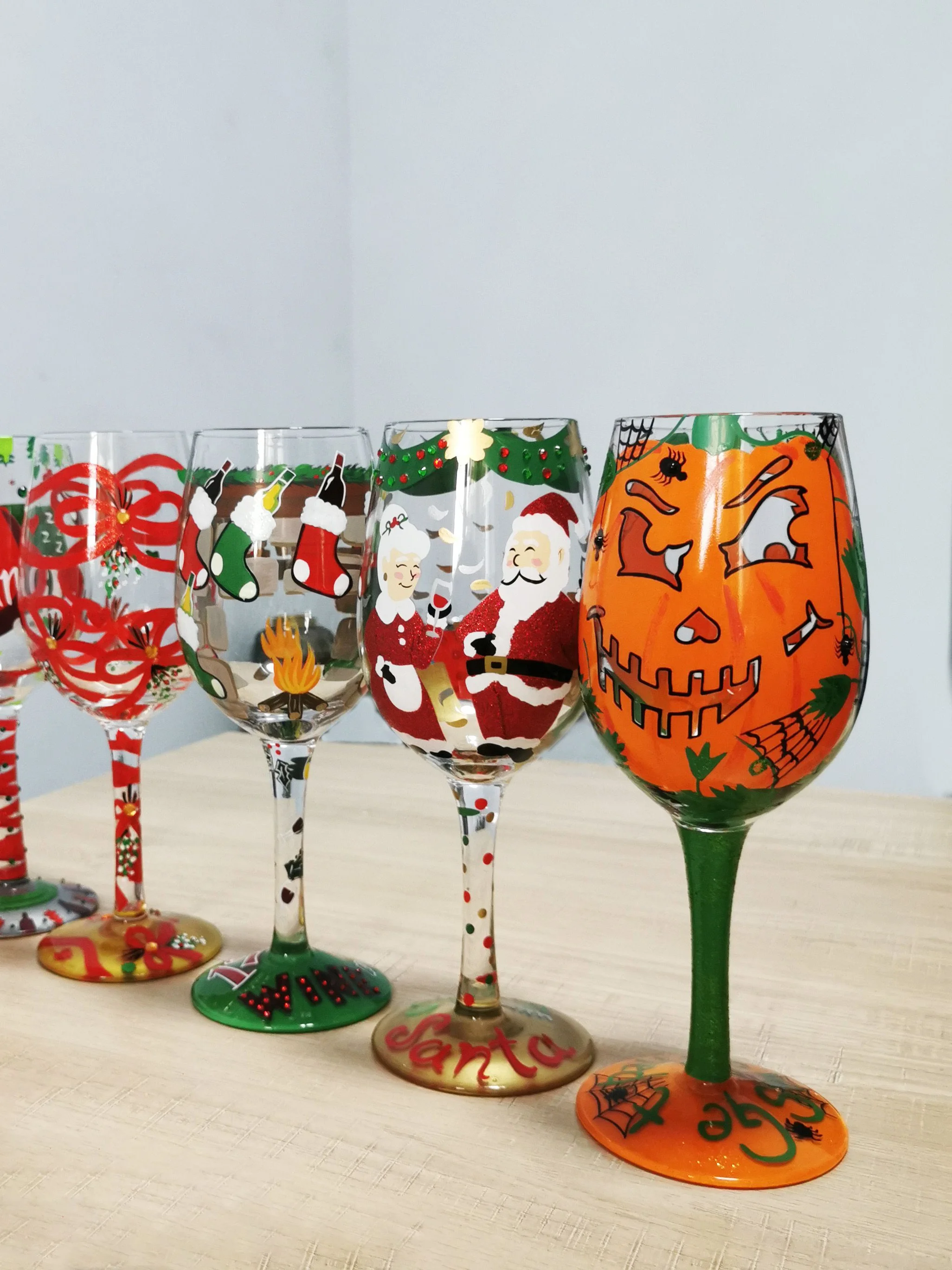 Женские туфли лодочки ручной работы в стиле вина Стекло Европы Кубок для