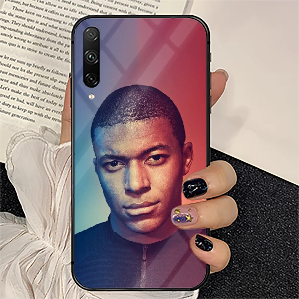 

Kylian Mbappe Soccer Phone Tempered Glass Case Cover For huawei honor 7 8 9 10 20 A X S lite i pro Luxury Funda Hot Coque