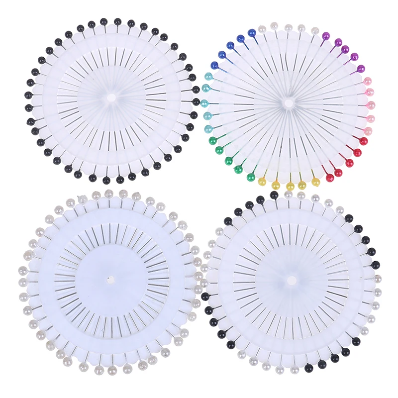 40 шт./партия круглые жемчужные прямые шпильки для шитья аксессуары искусственная