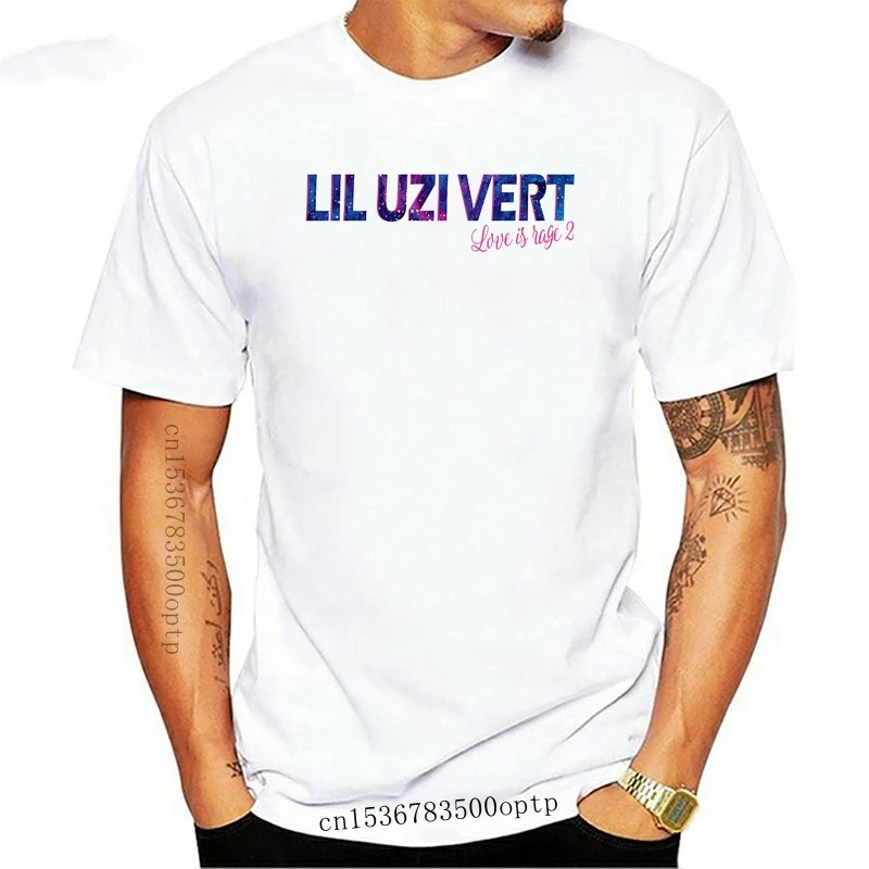 

Новая мужская футболка Lil Uzi Vert, модная футболка с круглым вырезом, белые футболки для мужчин, футболки MMR564