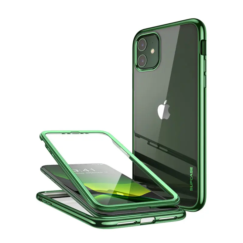 For iPhone 11 Pro Case 5.8&quot (2019) SUPCASE UB Electro Metallic Electroplated+TPU Full Body Cover with Built in Screen Protector|Бамперы| |