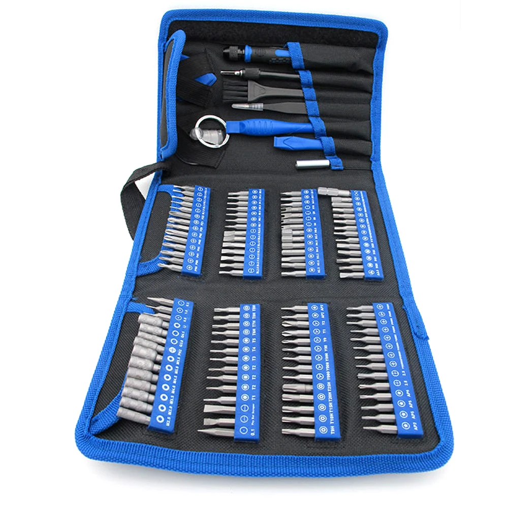 

126 шт. Отвертка Набор бит несколько Phillips Torx отвертка Биты для телефона электронное устройство ручной инструмент холст упакованный дизайн