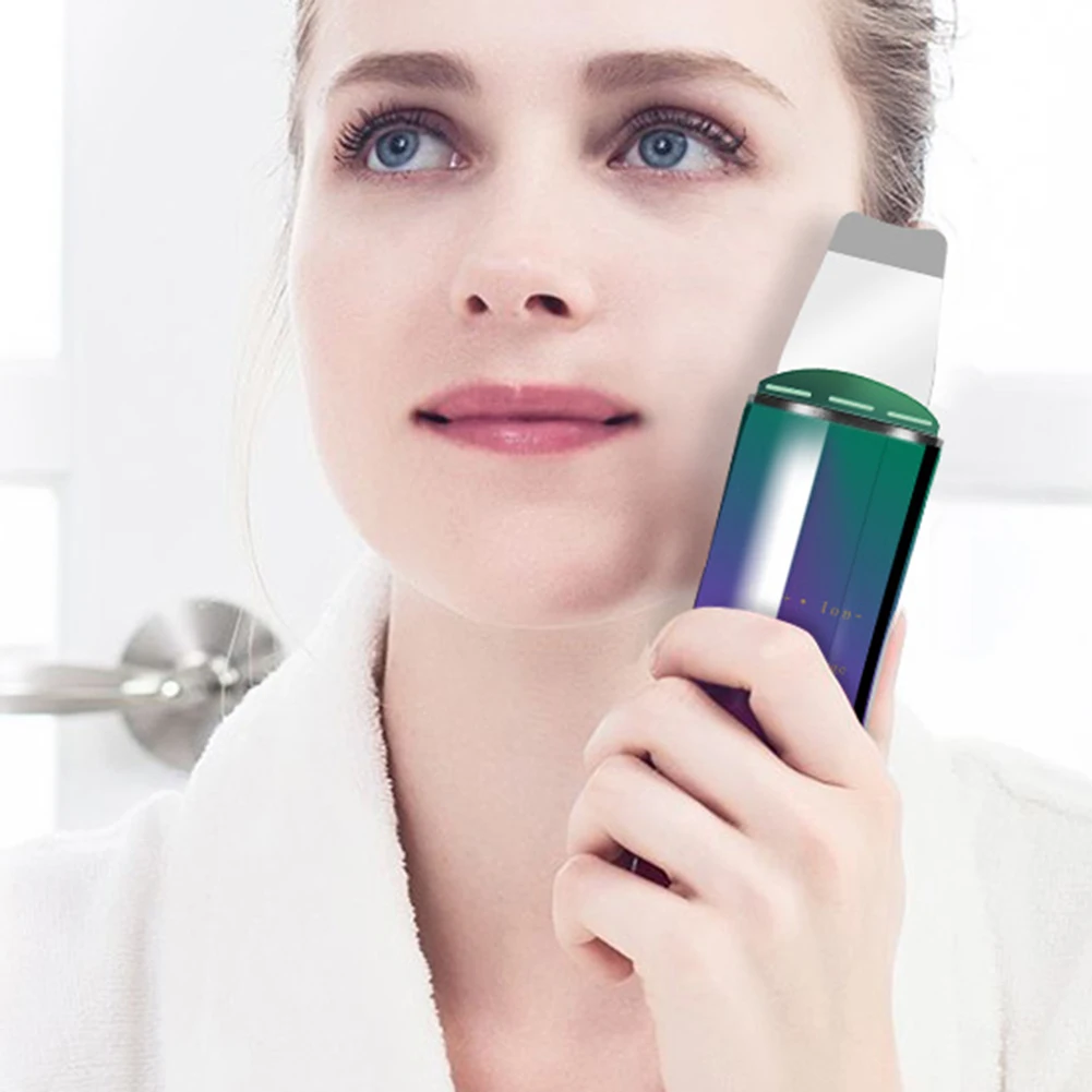 

Ultrasonic Skin Scrubber Electric Peeling Shovel Peeling Blackhead Pore Removal for Caring Face Health Portable Elements