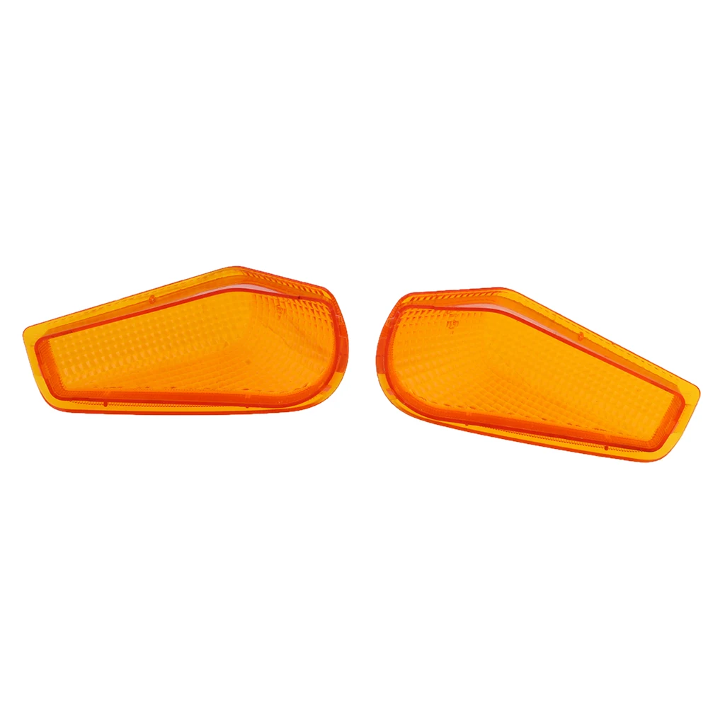 

2Pcs Amber Motorcycle Turning Signal Light Lens Cover for Kawasaki ZZR250
