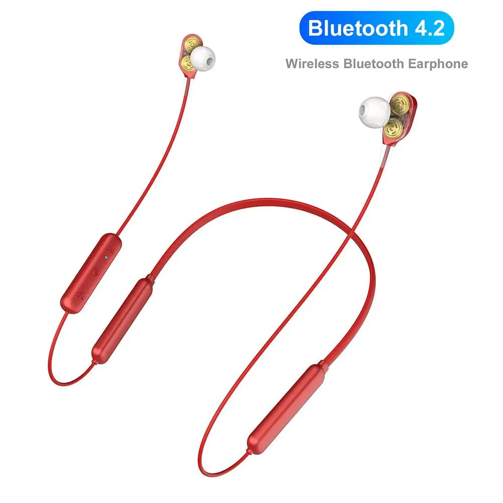 Беспроводные Bluetooth 4 2 наушники стерео музыка водонепроницаемые спортивные