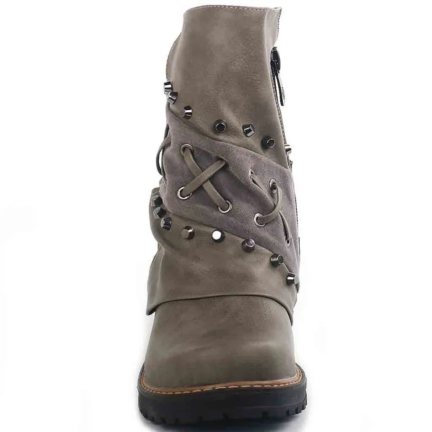 Ботинки martin с пряжкой женские кожаные Нескользящие ботильоны на каблуке