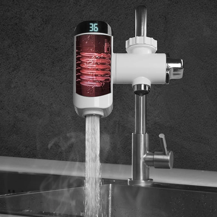 Насадка на кран для нагрева воды Xiaomi Thermal Type Faucet White HD-JRSLT06 | Бытовая техника