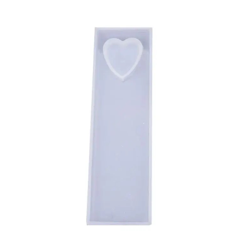 

Crystal Epoxy Resin Mold Heart Shaped Box Hollow Pendant Bookmark Silicone Mould L4ME