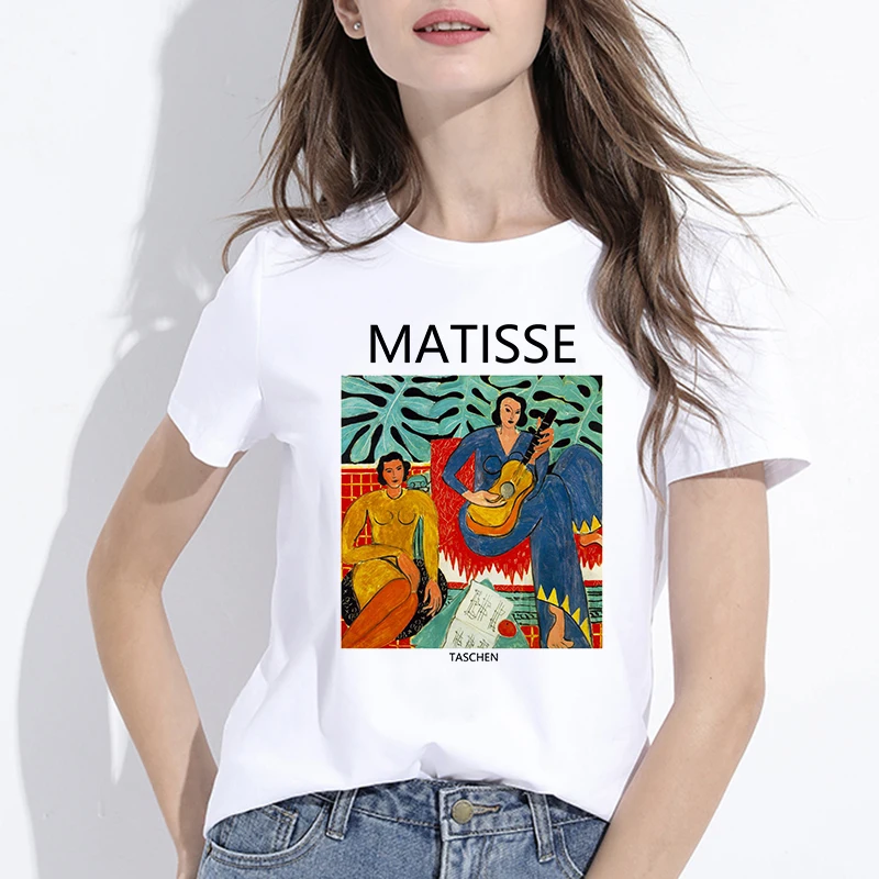 Футболка Matisse Женская свободного покроя повседневный топ с коротким рукавом