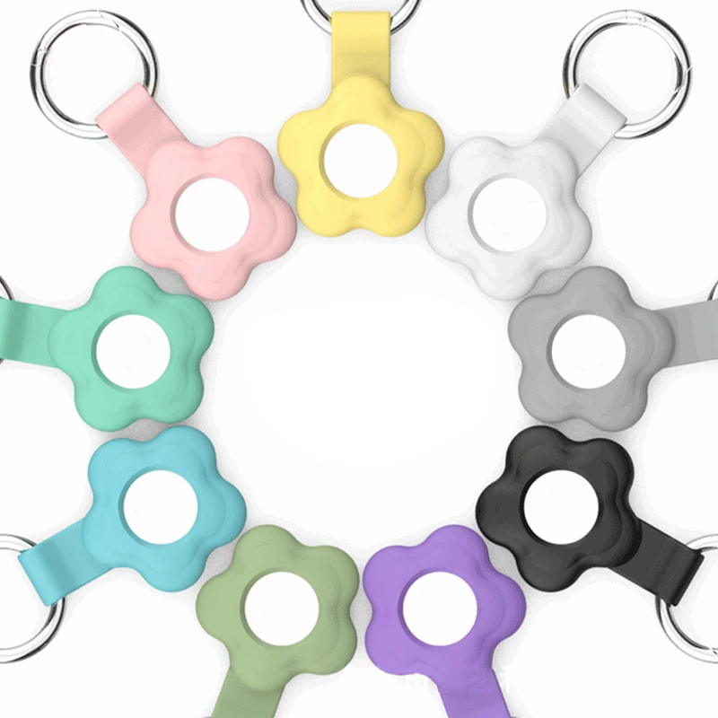 

Силиконовый защитный чехол с 3d-изображением цветов, брелок для Apple Air