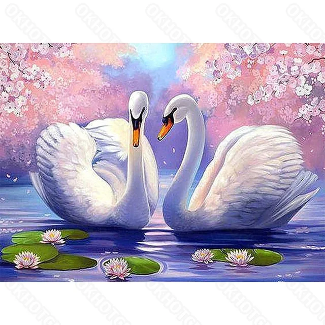 

Diy Diamond Painting Combination Full Diamond Float Animals Square Round Diamond Mosaic Pattern Home Decoration Painting