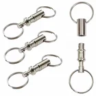 3 предмета в комплекте съемный брелок для ключей растащить Quick Release, кольцо для ключей, держатель для двойной Разделение кольца творческий и полезным инструментом