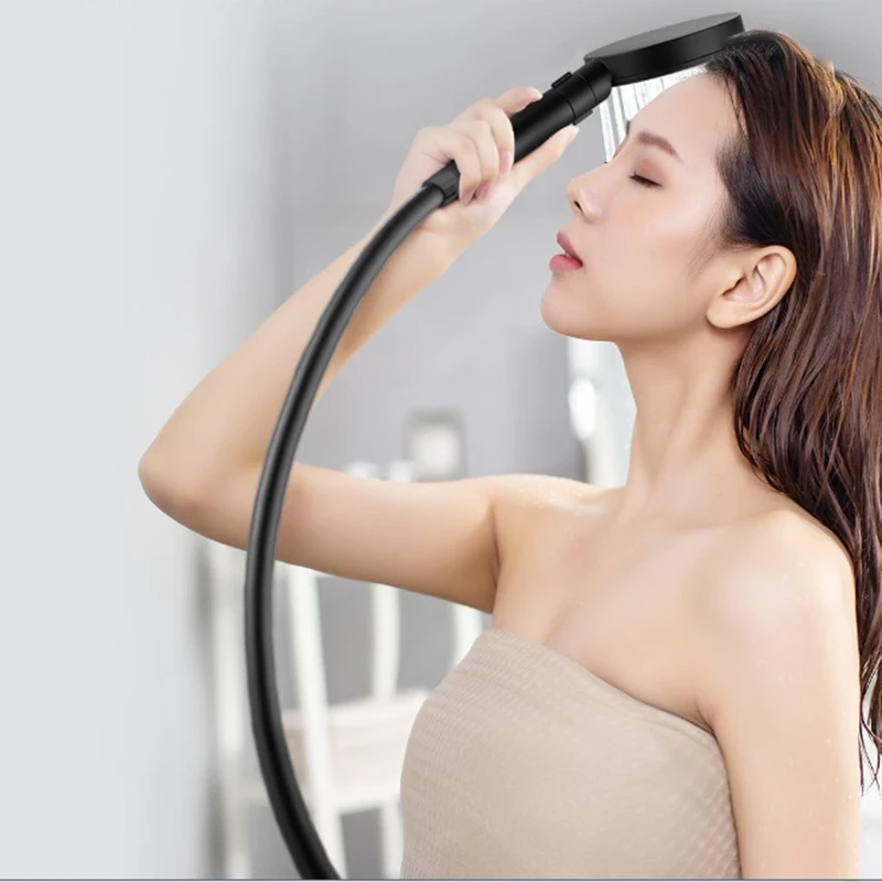 Dabai Handheld Shower Head hose Lifting rod Set 3 in 1 360 Degree 120mm 53 Water Hole with PVC Powerful Massage | Электроника