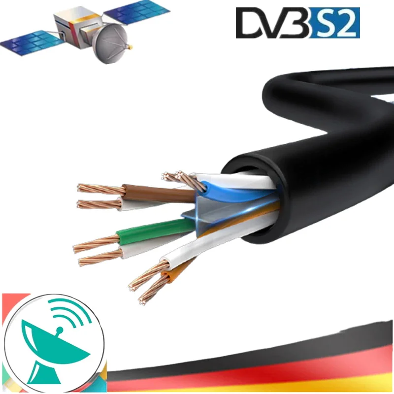 

2021 Europe Portugal TV Receiver AV cable for TV Receiver V8 Nova V7S V9 Freesat V7