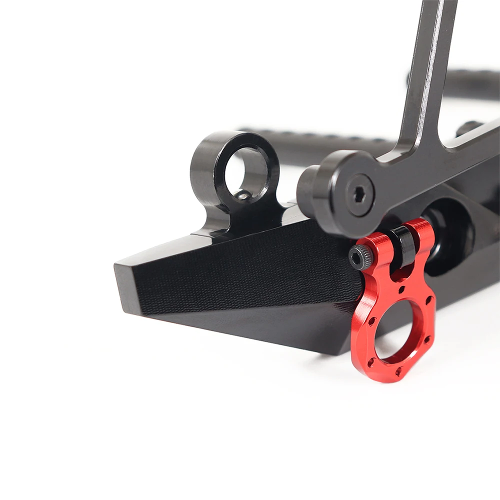 Задний бампер из алюминиевого сплава с запасной рейкой для шин и трейлером трос