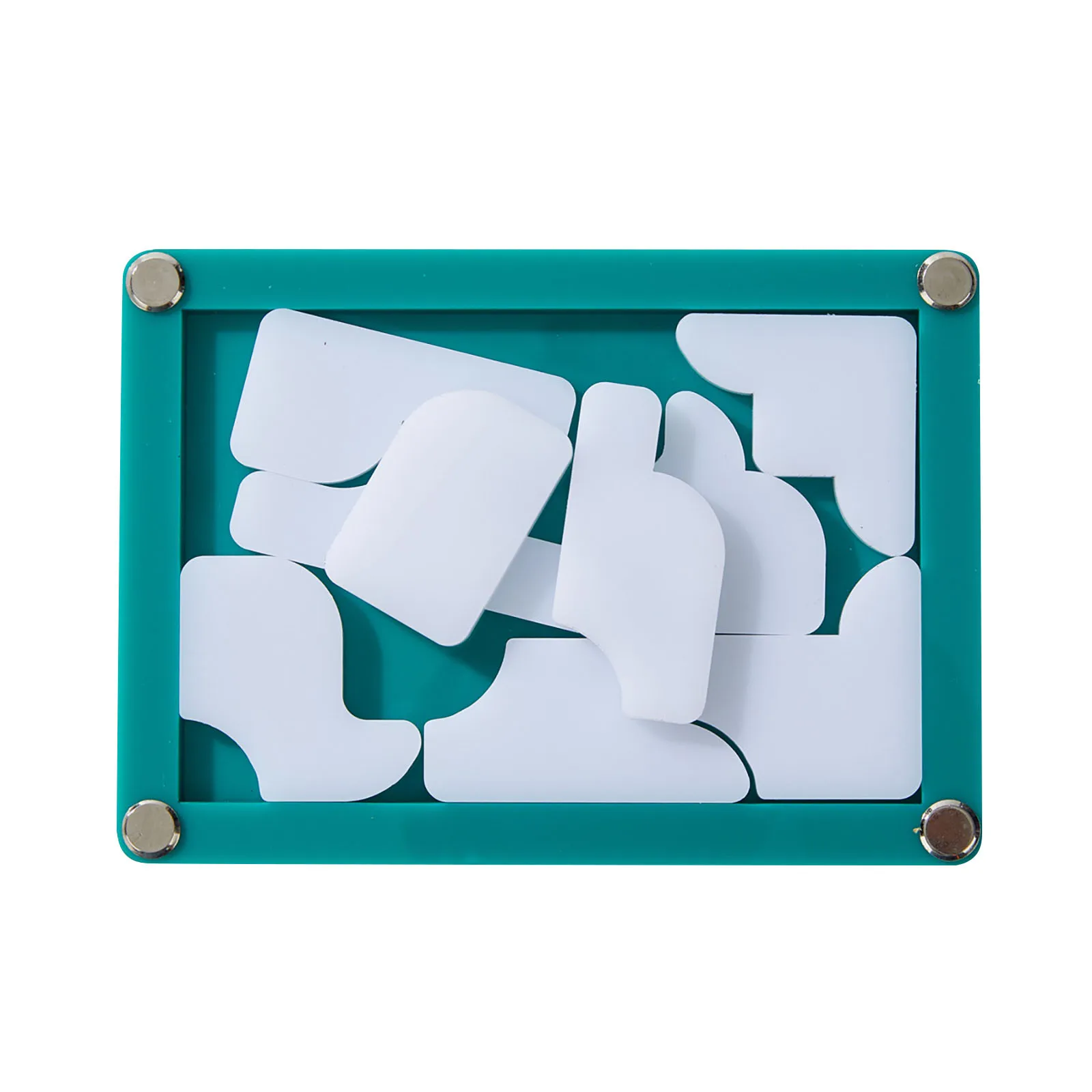 Прозрачный акриловый пазл с высокой степенью сложности неправильной формы для