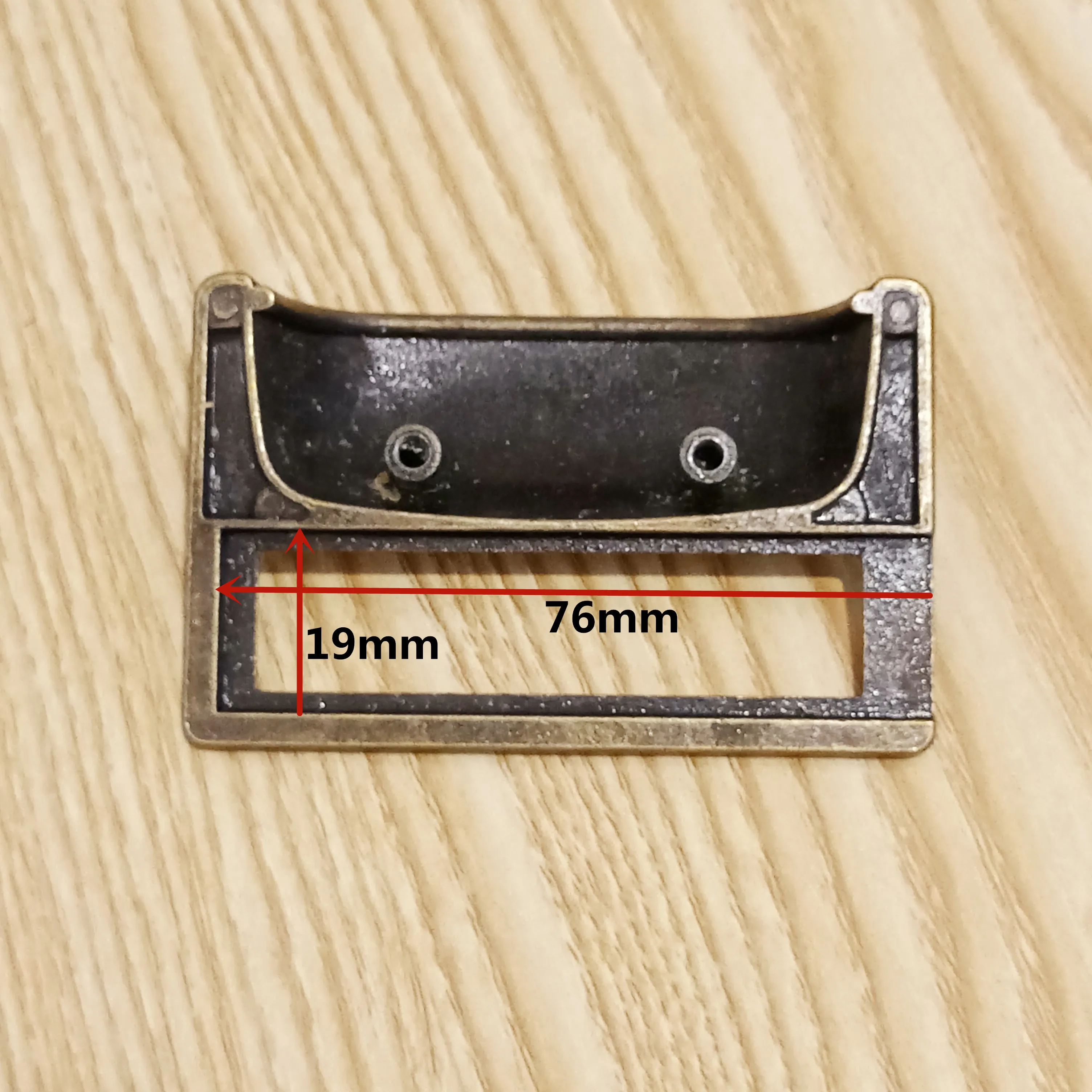 5 шт./лот Античная бронзовая этикетка рамка держатель для карт большой размер