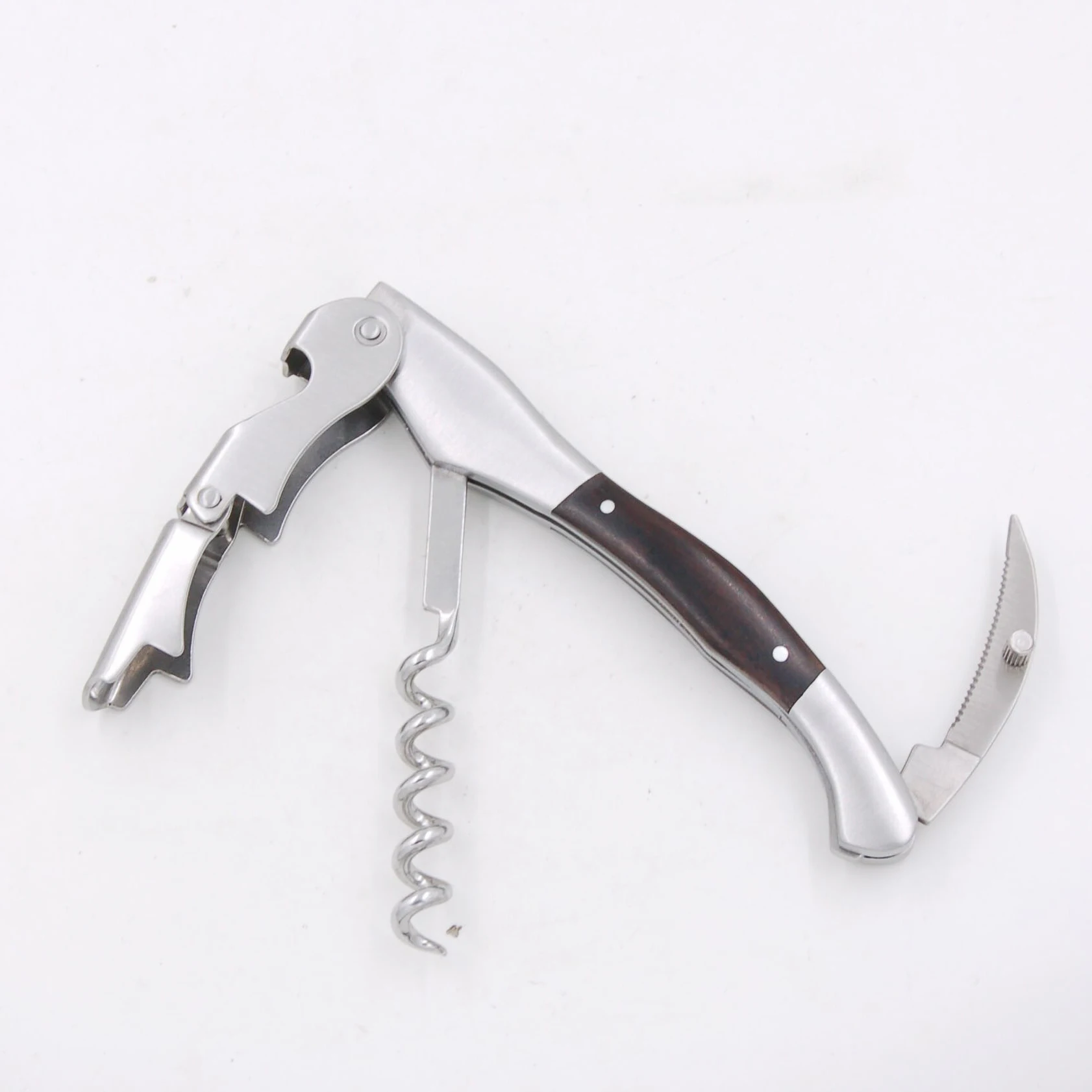 Forkry sommelier wine opener waiter's friend corkscrew bottle cork remover with handle |