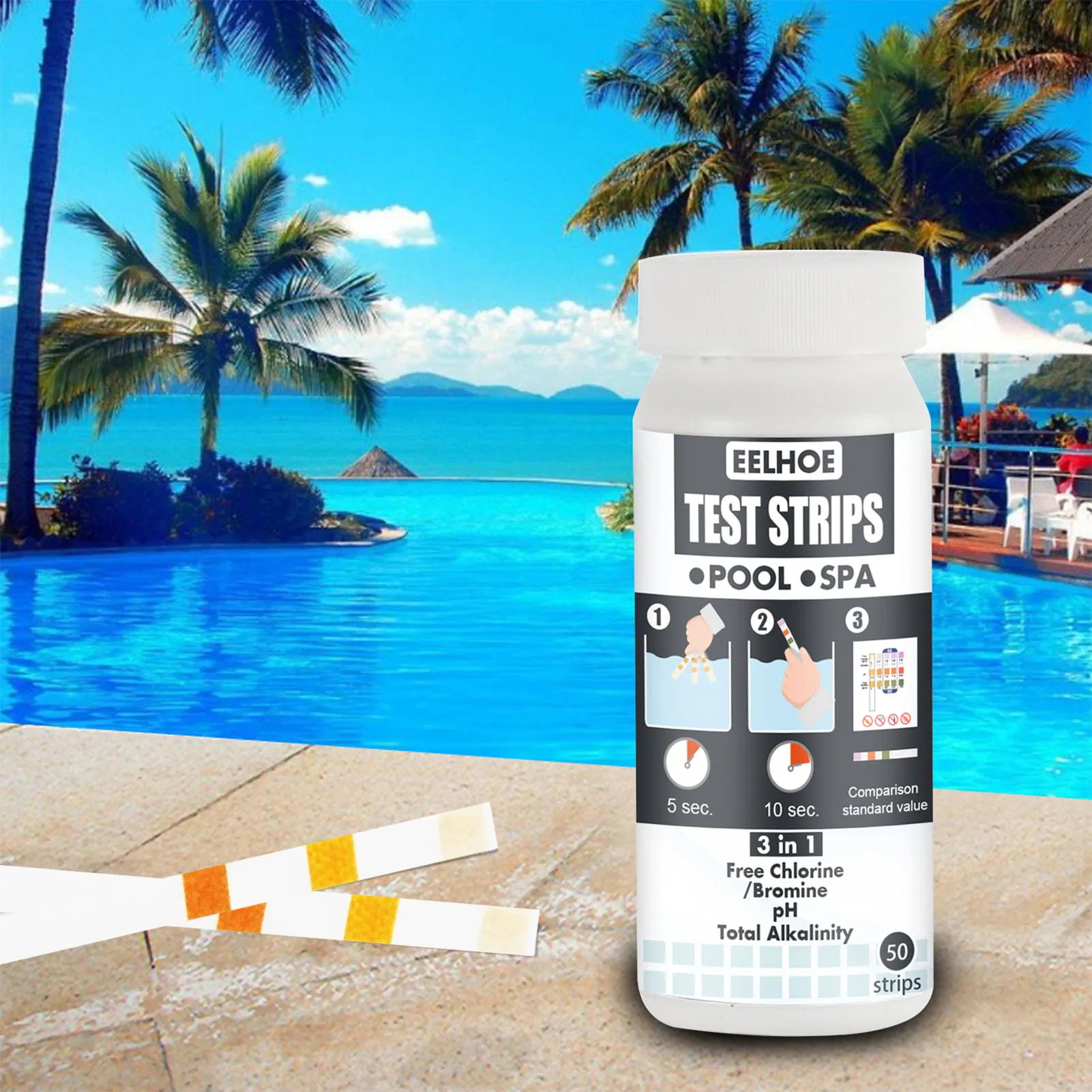 50 шт. тест полоски для определения уровня рН в аквариуме|Индикаторная бумага| |