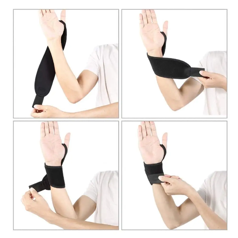 

1Pc Gym Wrist Band Sports Neoprene Elastic Bandage Fitness Hand Palm Brace Wrist Support Wrist Brace Palm Pad Fitness Equipment