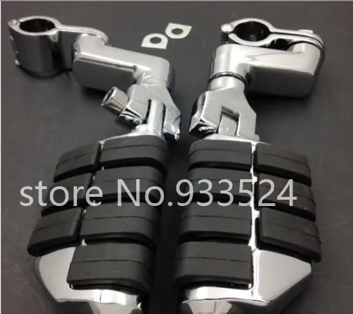 Мотоцикл Dually Highway Clamp 1 &quotподножки для ног Harley Sportster Honda GoldWing GL1800 Yamaha Suzuki Kawasaki VN800|foot