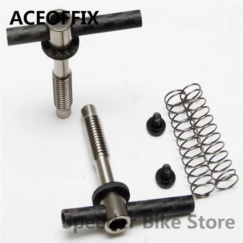 Aceoffix 3 цвета 17 г(1 пара) для Brompton Bike Ti Углеродные шарнирные рычаги BMX велосипедная Рама Quick Release