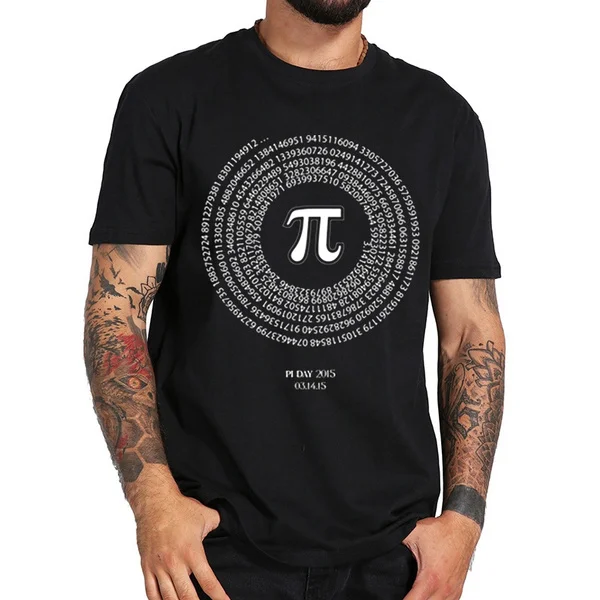 

pi day 2015 ii Summer T-shirt Fashion Men's T-shirts Hip Hop Streetwear Clothing Top