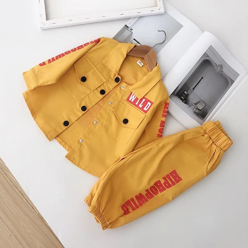 Высококачественная детская одежда весенние костюмы для мальчиков и девочек