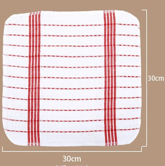 10 предметов хлопковые клетчатые плед Кухня салфетка Четыре цвета Полотенца