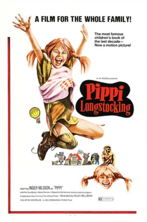 Светло-серый Детский художественный Декор Pippi Longstocking Comics мультяшный декоративный постер настенный холст стикер нежный в детскую комнату дома подарок - Цвет: Светло-серый