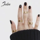 Joolim высококачественные гладкие кольца с зеркальной поверхностью для женщин из нержавеющей стали оптом