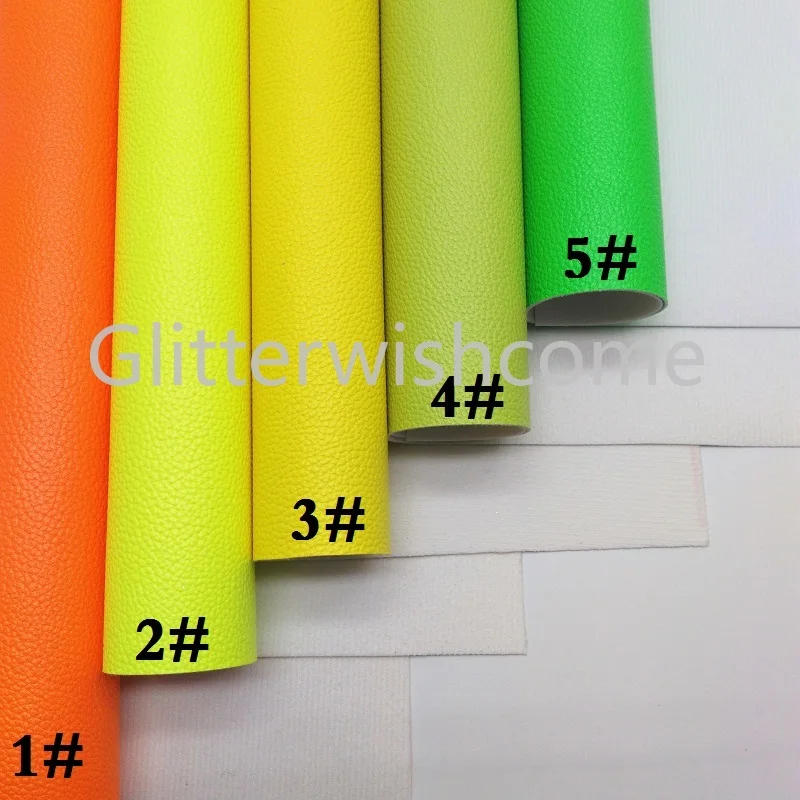 Блестящий виниловый чехол для бантиков с неоновым тиснением 21x29 см A4