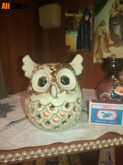 Простой Винтаж Европейский Стиль Свеча в форме Совы палка Романтический