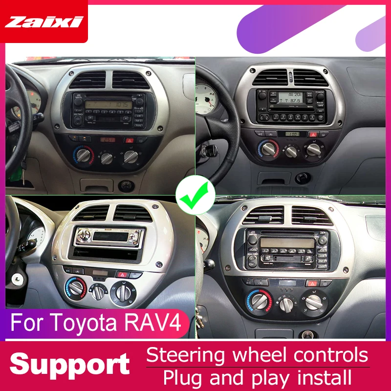 Автомобильный DVD-плеер с GPS навигацией Navi для Toyota RAV4 2000 2001 2002 2003 2004 2005